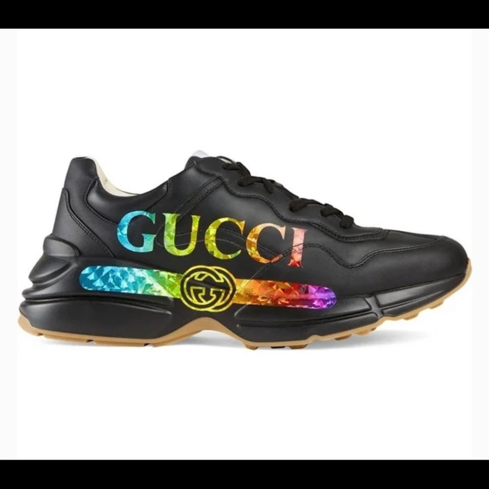 Gucci rhyton sneakers size 8 women